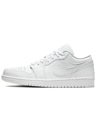 Кросівки nike air jordan 1 low “triple white”