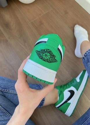 Кросівки nike air jordan 1 low “pine green”3 фото