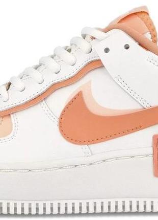 Кросівки nike air force 1 shadow white and pink
