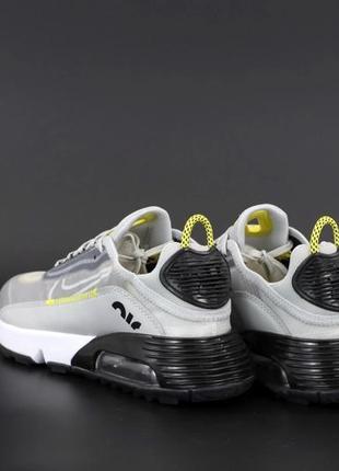 Кросівки nike air max 2090 “grey/yellow”3 фото