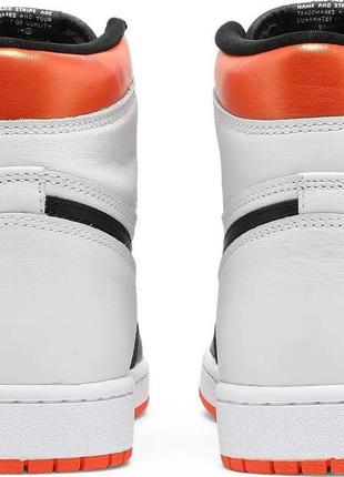 Кросовки nike air jordan 1 retro high elecro orange3 фото