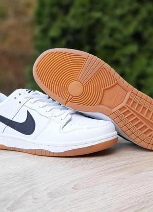 Кросівки nike sb dunk low pro white2 фото