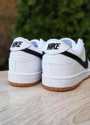 Кросівки nike sb dunk low pro white3 фото