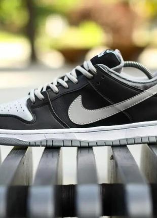 Кросівки nike sb dunk low black/grey