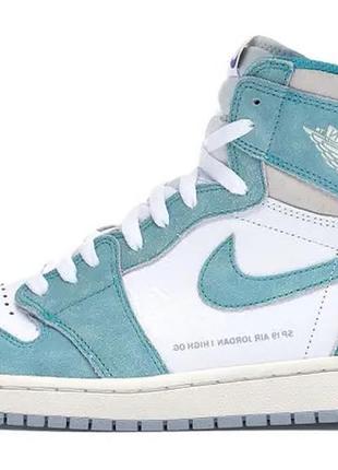 Кросівки nike air jordan 1 retro high turbo green