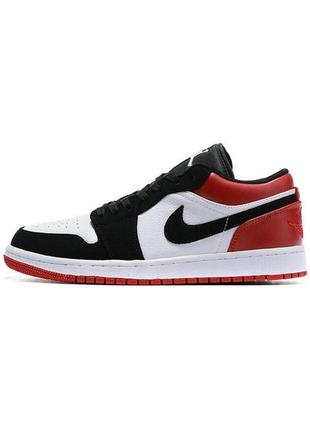 Кросівки nike air jordan 1 low “black toe”