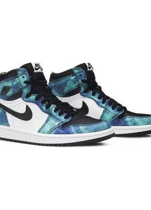 Кросівки nike air jordan 1 retro high "tie dye"2 фото