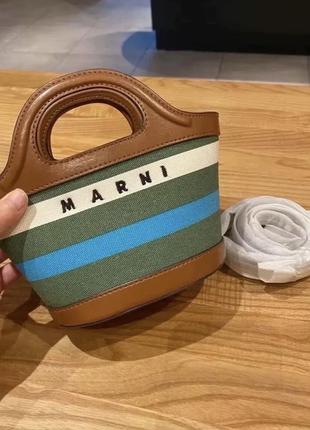 Сумка marni mini tropicalia оригинал5 фото