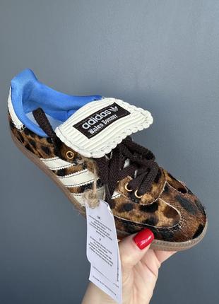 Кроссовки adidas samba bonner leopard леопардовые кеды9 фото