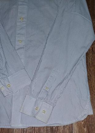 Стильна сорочка в смужку fred perry, 💯 оригінал, блискавичне надсилання ⚡💫🚀5 фото