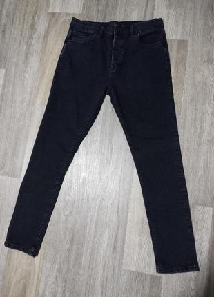 Мужские джинсы / чёрные серые джинсы / брюки / мужская одежда / next / чоловічий одяг /2 фото