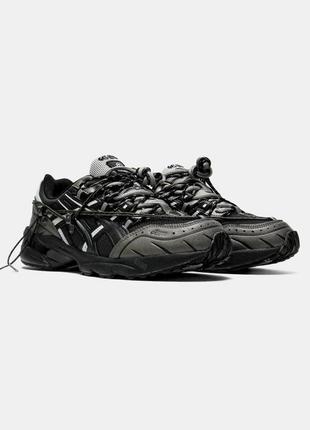 Женские кроссовки asics tiger gel-1090 x anderson bell black silver1 фото