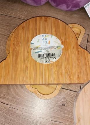 Деревянная тарелка lidl primark 25*203 фото