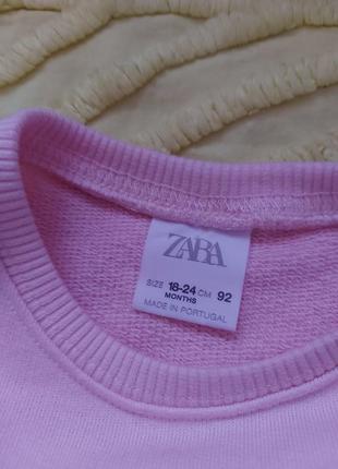 Костюм юбка+свитшот  zara 86-92 см4 фото