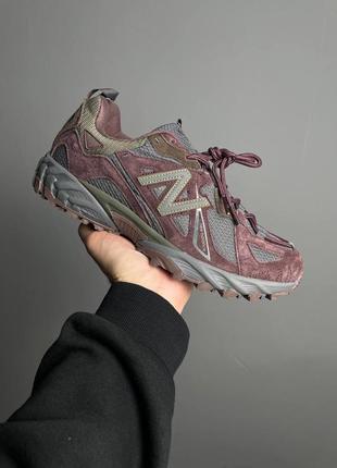 Мужские кроссовки new balance 610 burgundy1 фото