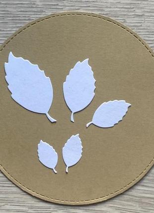 Вырубка ′′набор  листьев"5 шт