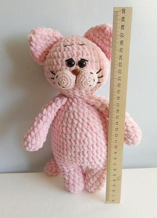 Вязаная игрушка кот.2 фото