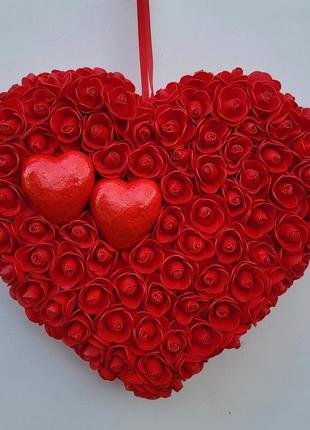Сердце красное для декора ко дню святого валентина1 фото