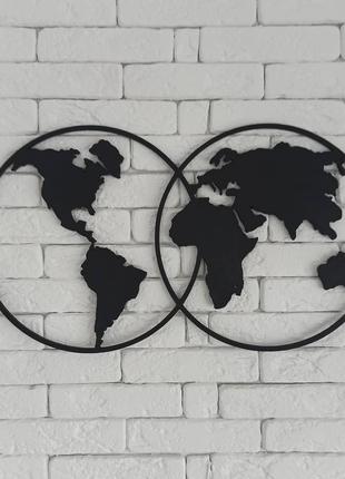 Карта світу на стіну