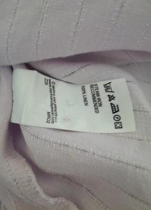 Рубашка удлиненная,туника 100% лен от m&amp;s8 фото