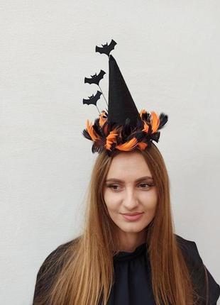 Шляпка ведьмы к хеллоуину1 фото