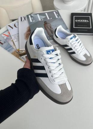 Кроссовки adidas samba white3 фото