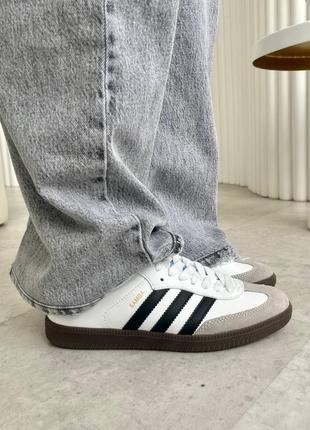 Кроссовки adidas samba white