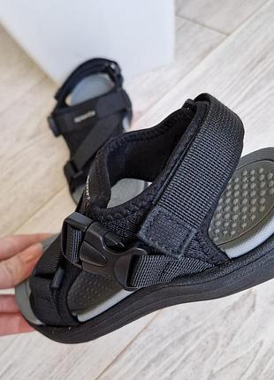 Спортивные сандалии босоножки текстиль на узкую ножку низкий подъем