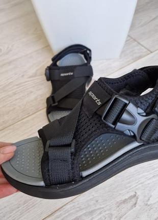 Спортивные сандалии босоножки текстиль на узкую ножку низкий подъем