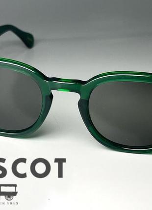 Сонцезахисні окуляри в стилі moscot lemtosh зелені чоловічі жіночі унісекс 44мм1 фото