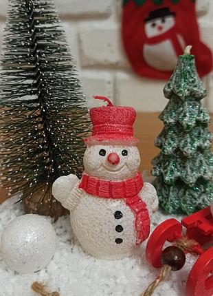 Новорічна композиція зі свічками. новорічний подарунок для дітей