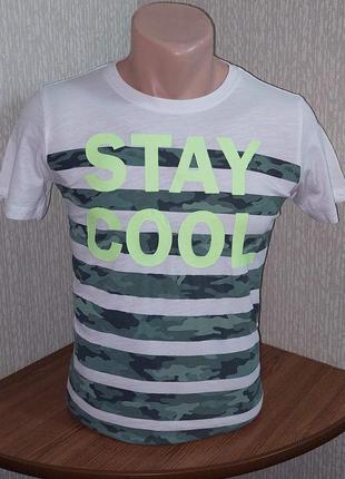 Детская футболка y.f.k. stay cool made in bangladesh 12/14 лет, 💯 оригинал