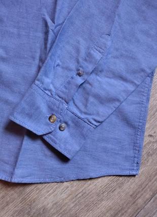 ❤️крутая голубая рубашка под джинс c&a, p. xl, замеры на фото9 фото