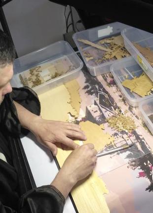 Мозаичное панно ангел