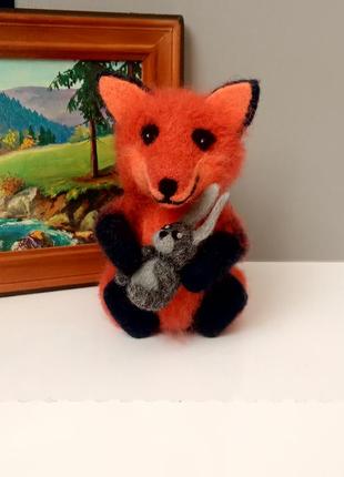 Лисиця із зайцем