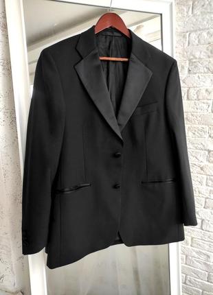 Пиджак чорный , смокинг классический , пиджак оверсайз
