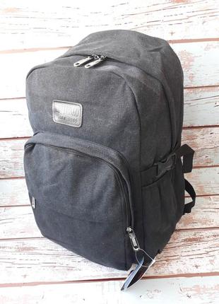 Качественный брезентовый рюкзак, мужской рюкзак2 фото