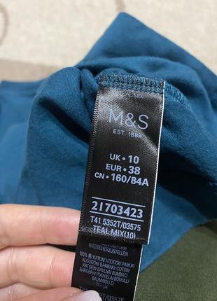 Блуза футболка із натуральної тканини m&s натуральная9 фото