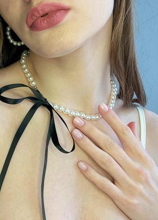 Ожерелье с ленточкой
