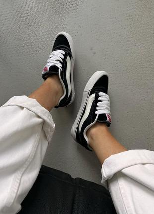 Кеди vans knu skool black/white✨5 фото