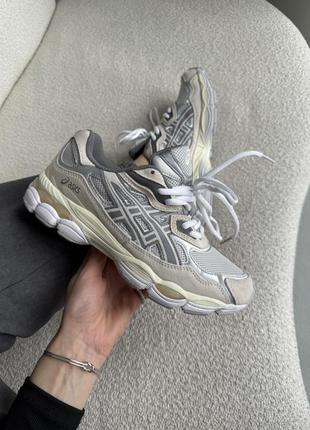 Кроссовки asics gel-nyc grey1 фото