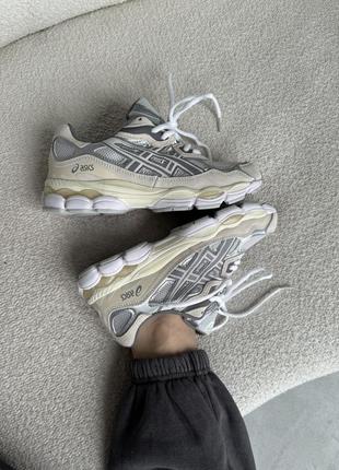 Кроссовки asics gel-nyc grey3 фото