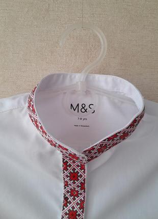 Вишиванка, рубашка m&amp;s2 фото