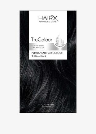 Стойкая краска для волос hairx trucolour орифлейм сине-черный