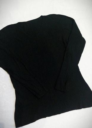 Пуловер черный женский1 фото