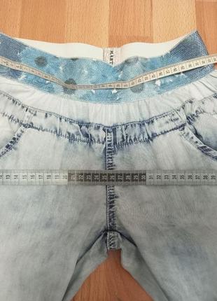 Летние джинсы с вышивкой р.27.6 фото