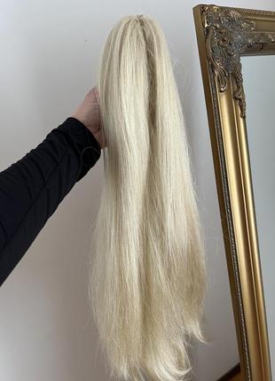 Шиньон накладной хвост блонд3 фото