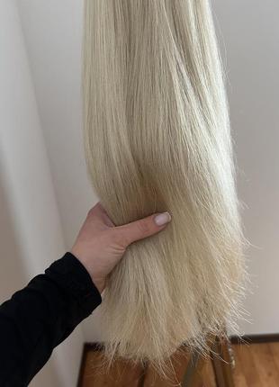 Шиньон накладной хвост блонд6 фото
