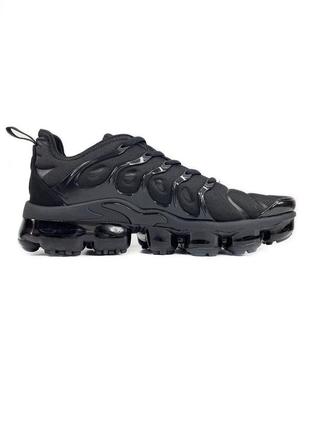 Nike air vapormax plus (черные)3 фото