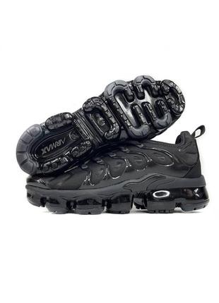 Nike air vapormax plus (черные)2 фото